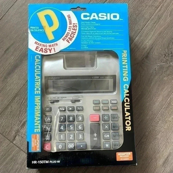 Casio  2-colour Heavy-duty printing Calculator - Picture 1 of 4